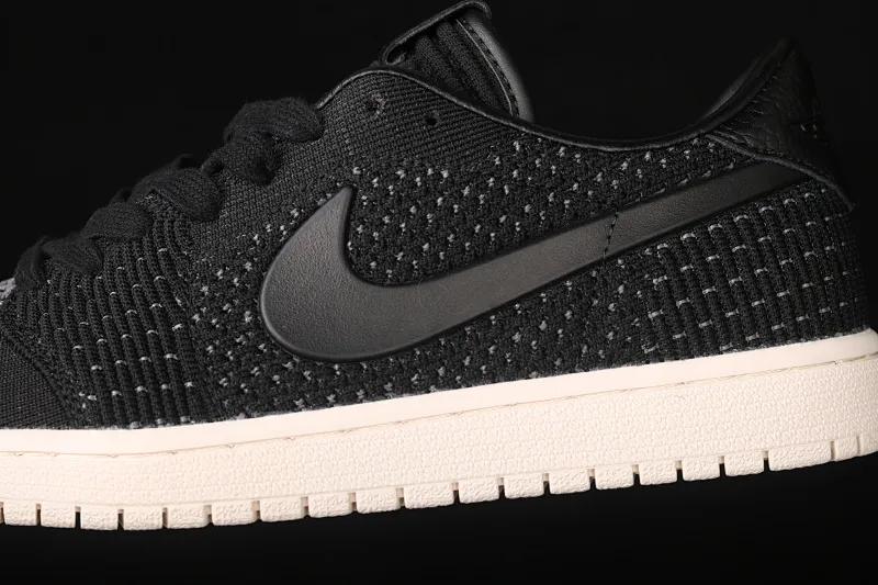 All categories Air Jordan Jordan series basketball shoes Air Jordan 1 Low Air Jordan 1 Low AJ1 Joe 1 knitted black low-top basketball shoes AH4506-010